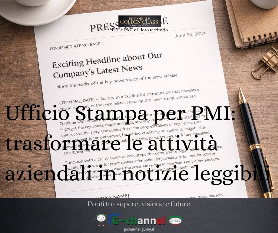 Ufficio Stampa per PMI: trasformare le attività aziendali in notizie leggibili